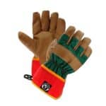 Guantes de trabajo de cuero sintético talla 6-7 años