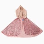 Capa brilli brilli con lentejuelas rosas