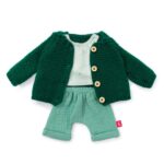 conjunto de ropa de pantalón camisera y jersey para muñecos de 38 centímetros
