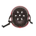 casco para bici o patinete rojo talla 48-53 centímetros