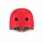 casco para bici o patinete rojo talla 48-53 centímetros