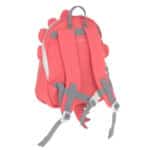 mochila infantil de dinosaurio coral