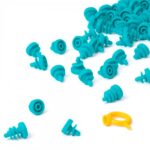 makedo started kit incluye 36 piezas para usar como conectores en cartón
