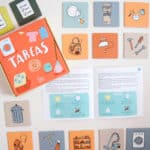 30 tarjetas de imán para colaborar en las tareas del hogar