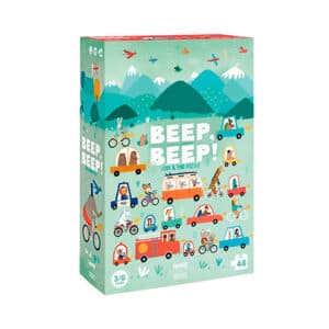 puzzle de observación de coches y carreteras de 48 piezas