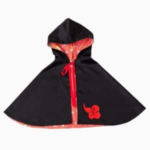 capa de disfraz de samurai