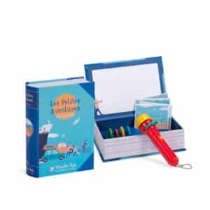 libro linterna proyector de historias