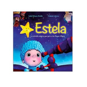 libro estela la estrella mágica que guía a los reyes magos con peluche
