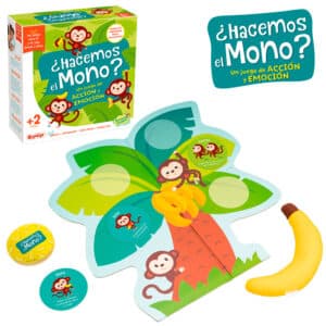 juego de mesa para niños a partir de dos años ¿hacemos el mono?