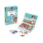 magnetibook de puzzles magnéticos con 16 deportes para crear o inventar diferentes combinaciones