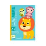 juego de cartas de mímica y cooperación para niños a partir de los 2 años y medio