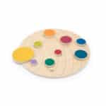 puzzle de madera del sistema solar