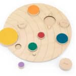 puzzle de madera del sistema solar