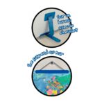 Planisferio magnético del mundo con tarjetas