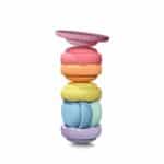 imlos Stapelstein Set de 6 bloques pastel + board confettiagen de