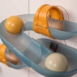 circuito con ventosas para bañera para jugar con el agua