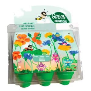 Pack de sembrar y cultivar flores comestibles
