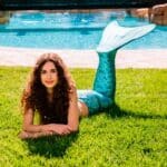cola de sirena turquesa