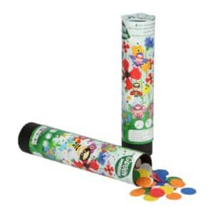 2 tubos popper para lanzar confeti biodegradable de semillas de flores