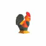 gallo de madera wudimals tallado y pintado a mano