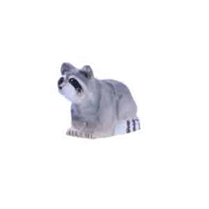 mapache de madera wudimals tallado y pintado a mano