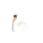 cisne tallado y pintado a mano de madera Wudimals