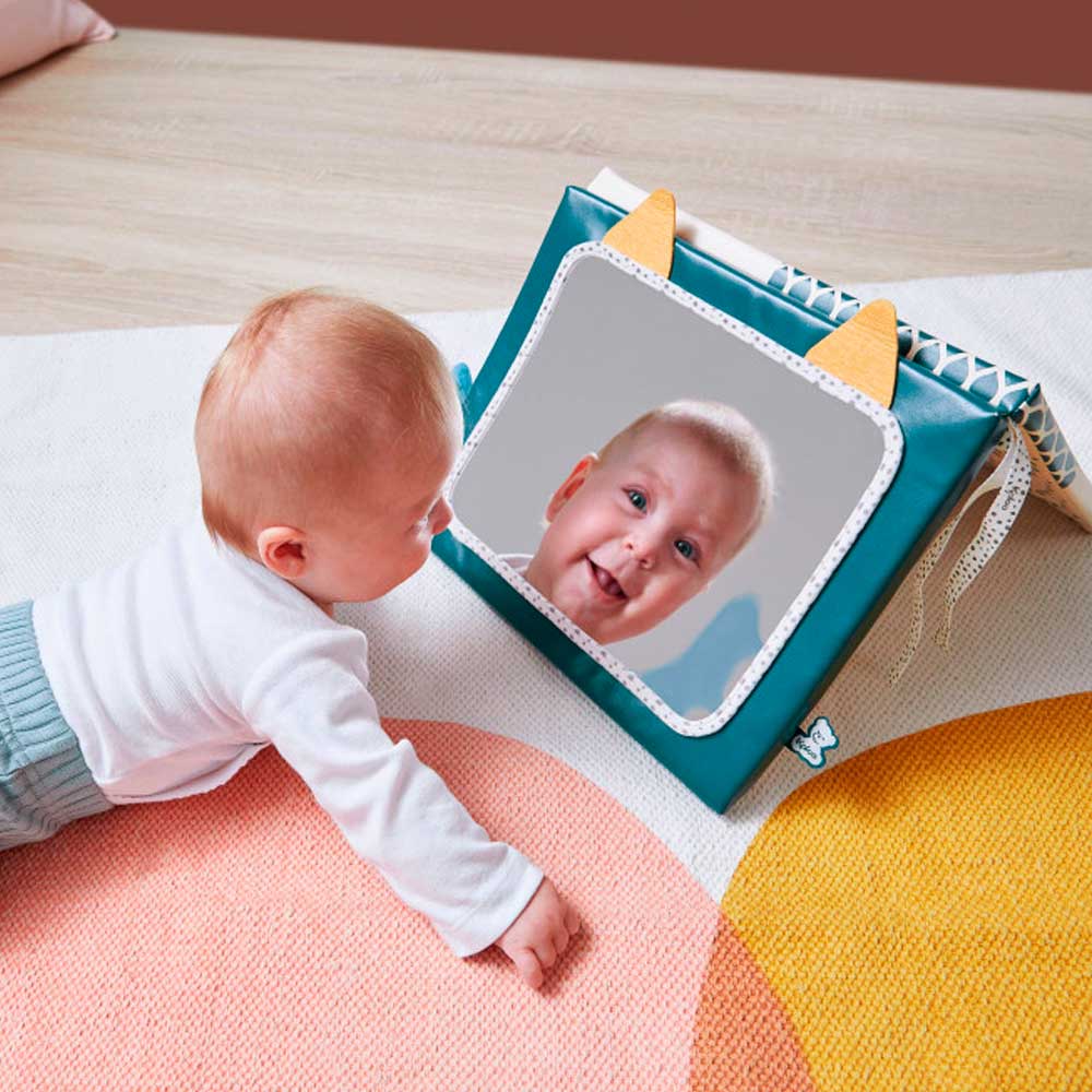 Espejo sensorial para bebé