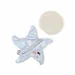 Estrella de mar de peluche cojín térmico natural