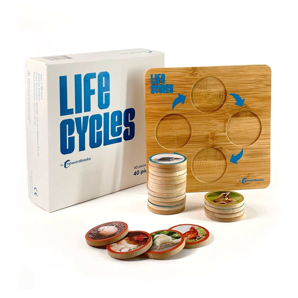 Juego de madera Los ciclos de la vida con folleto Juego de madera Los ciclos de la vida con folleto