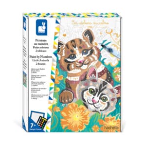 Kit creativo pintura por números animales pequeños de Janod