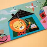 Puzzle de 3 metros excursión bicis Londji de 54 piezas
