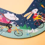 Puzzle de 3 metros excursión bicis Londji de 54 piezas