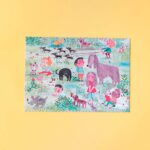 puzzle reversible cats and dogs 24 piezas