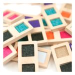 Dominó de madera diferentes texturas