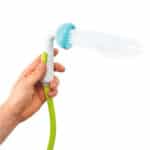 Ducha elefante azul para el baño