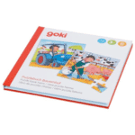 Libro con dos puzzles magnéticos de temática granja.