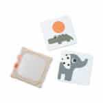 Porta tarjetas de contrastes para bebés