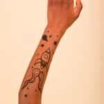 Rotulador para cara y cuerpo Tattoo Pen negro