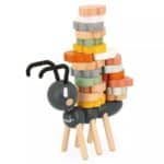 Juego de equilibrio hormigas Sweet Cocoon con las 20 hojas encima