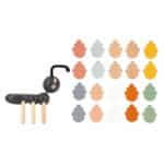 Juego de equilibrio hormigas Sweet Cocoon incluye una hormiga y 20 hojas de madera para apilar encima