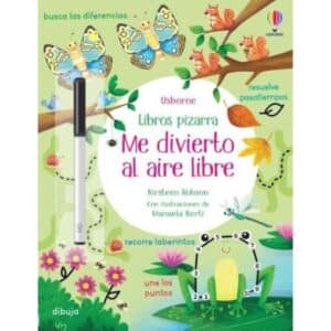 Me divierto al aire libre, libro pizarra de actividades
