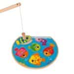 Puzzle de pesca magnético Speedy Fish pescando un pez verde