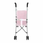 Sillita plegable de muñecas Bobble rosa de frente