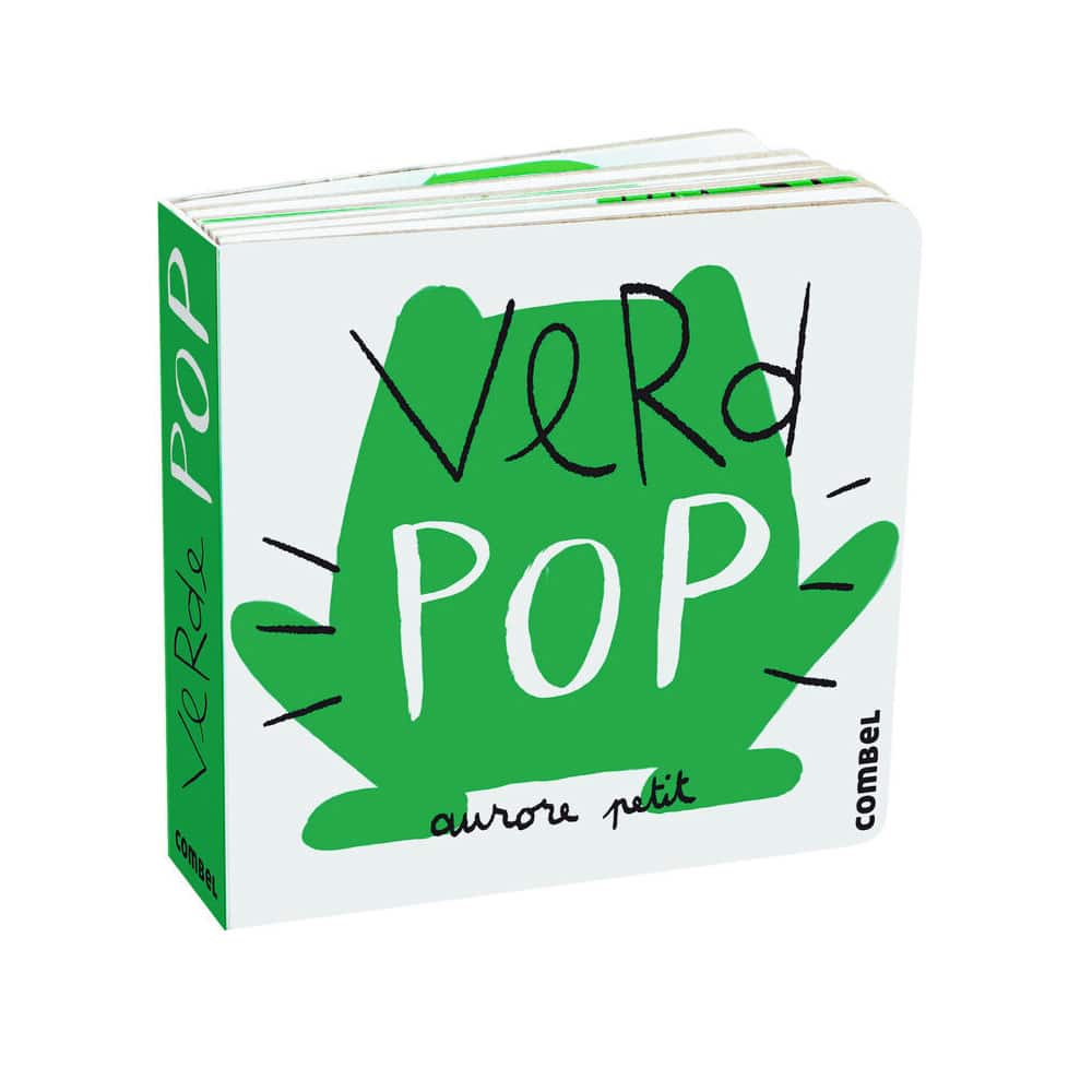 verd Pop, libro infantil para manos pequeñas imagen de la portada del verde Pop, libro infantil para manos pequeñas en catalán