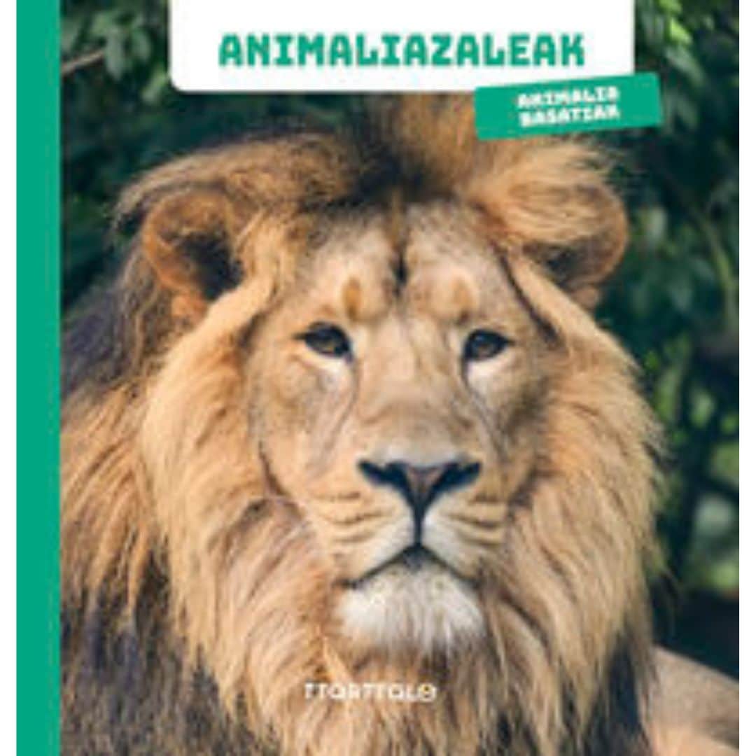 Animalia basatiak, argazki errealen liburua Portada de Animalia basatiak, argazki errealen liburua