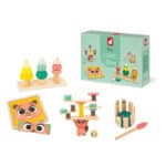 imagen de los productos y la caja de Caja regalo, set de 4 juguetes a partir de 36 meses