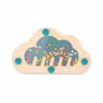 Palo de lluvia con forma de nube de la Janod Box, set de 4 juguetes a partir de 12 meses