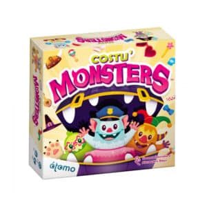 imagen de la caja de Costu' Monsters, juego de observación y velocidad