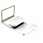 Kidydraw, tableta luminosa reversible abierta con plantillas con letras y dibujos que vienen incluidas