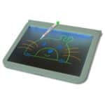 Kidydraw, tableta luminosa reversible con un dibujo fosforito hecho por la parte oscura